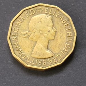 Pièce de 3 pence - 1953